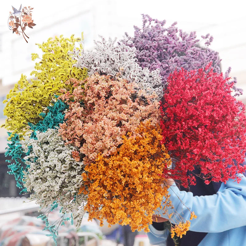Dried Flower Bulk - Kurutulmuş Çiçekler Doğal Kristal Çim Buketleri