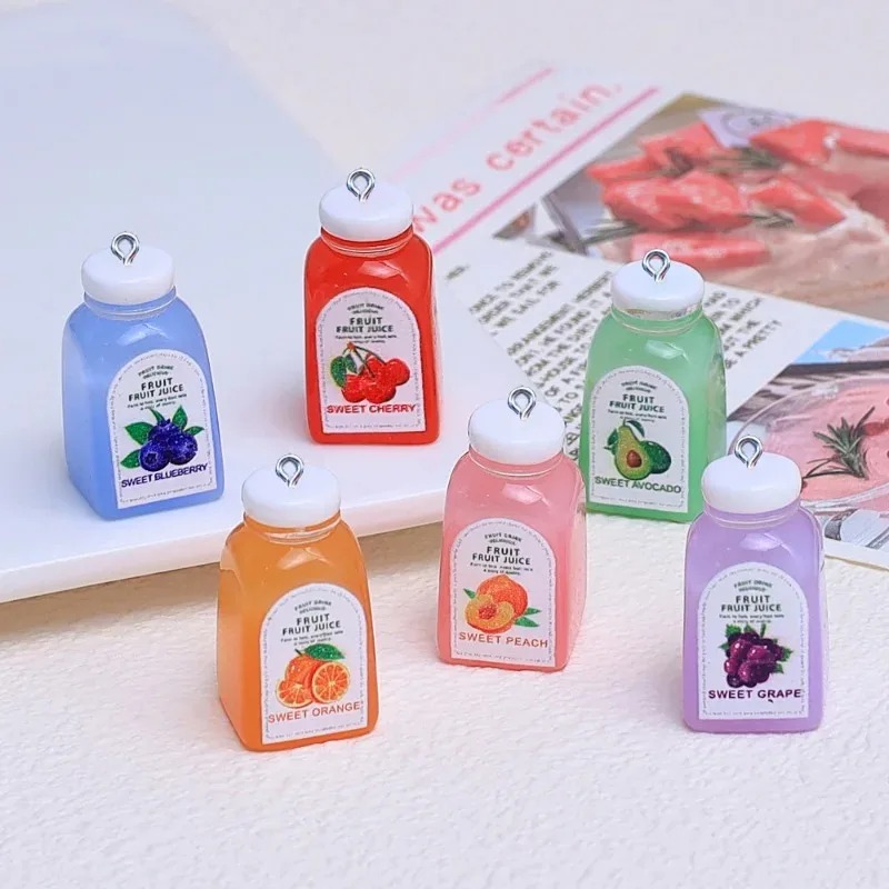Resin Craft Material - 10 Adet Kawaii Mini 3D Kiraz