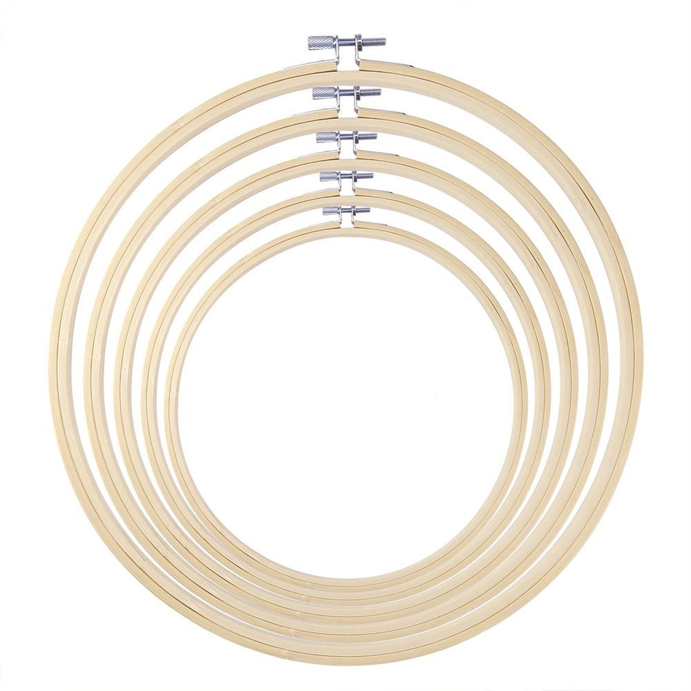 Wood Ring Blank - 30 cm DIY Nakış Çember Aracı