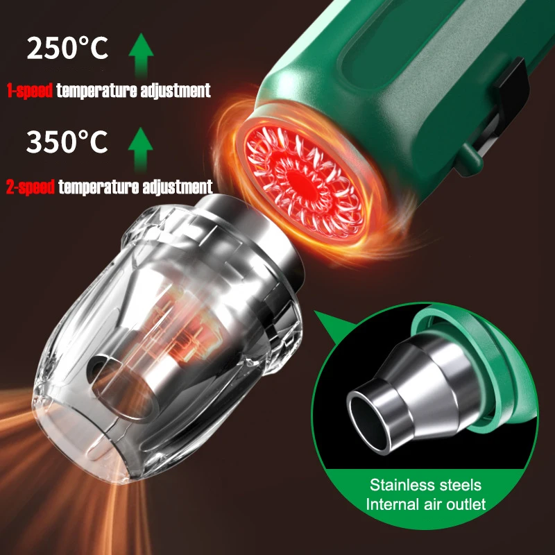 350W 2 Vitesli Sıcak Hava Taba - Heat Gun Small incelemesi ve fiyatı