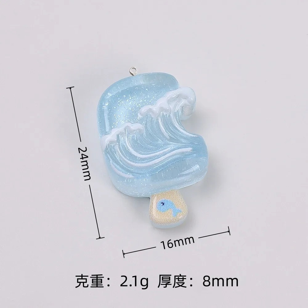 10 adet Kawaii Yaz Popsicle Re - Resin Craft Material incelemesi ve fiyatı